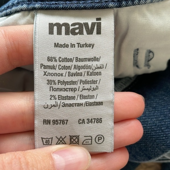 Mavi Zach Straight Leg Jeans M’s 31W 30L Regular Rise Mid Tonal Athletic Stretch - Picture 7 of 16